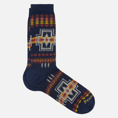 Носки Pendleton Harding Crew, цвет синий, размер 42-46 EU