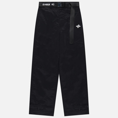 Женские брюки Evisu Evisukuro Belt Details Tapered, цвет чёрный