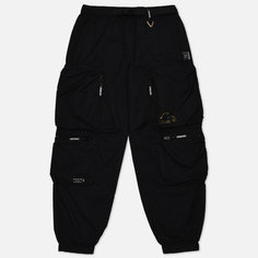 Мужские брюки Evisu Evisukuro Multi-Pocket Jogger, цвет чёрный, размер L