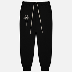 Мужские брюки Rick Owens x Champion Prisoner Drawstring Felpa, цвет чёрный