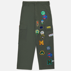 Мужские брюки MARKET Random Workshop Patch Cargo, цвет зелёный, размер 38
