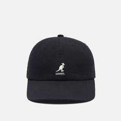 Кепка Kangol Washed Baseball, цвет чёрный