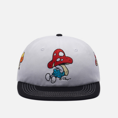 Кепка Butter Goods x The Smurfs Mushroom 6 Panel Cap, цвет белый