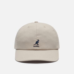 Кепка Kangol Washed Baseball, цвет бежевый