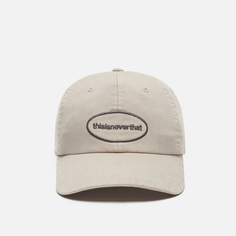 Кепка thisisneverthat Overdyed E/T-Logo, цвет бежевый