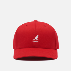 Кепка Kangol Wool Flexfit Baseball, цвет красный, размер S-M