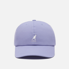 Кепка Kangol Washed Baseball, цвет фиолетовый