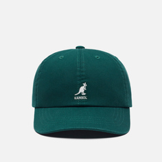 Кепка Kangol Washed Baseball, цвет зелёный