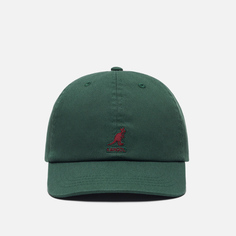 Кепка Kangol Washed Baseball, цвет зелёный