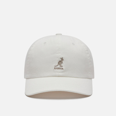 Кепка Kangol Washed Baseball, цвет белый