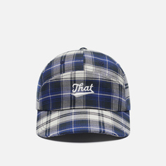 Кепка thisisneverthat Plaid, цвет синий