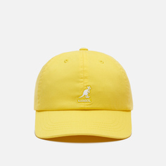 Кепка Kangol Washed Baseball, цвет жёлтый