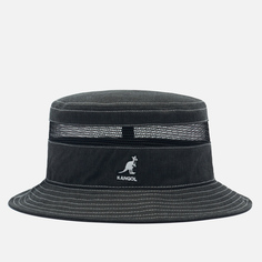 Панама Kangol Distressed Cotton Mesh, цвет чёрный