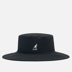 Панама Kangol Washed Fisherman, цвет чёрный, размер L