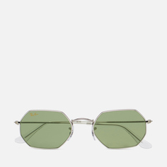 Солнцезащитные очки Ray-Ban Octagonal Legend Gold, цвет серебряный, размер 53mm