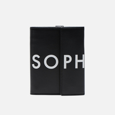 Кошелек SOPHNET. Logo Leather, цвет чёрный