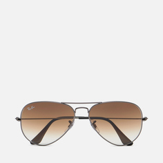 Солнцезащитные очки Ray-Ban Aviator Gradient, цвет коричневый