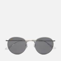 Солнцезащитные очки Ray-Ban Round Metal Legend Gold, цвет серебряный