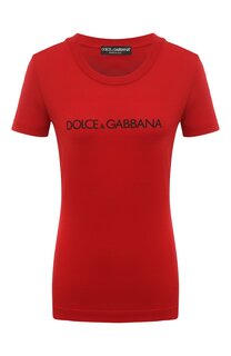 Хлопковая футболка Dolce & Gabbana