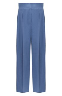 Брюки из хлопка и льна Brunello Cucinelli