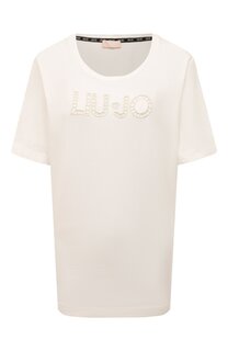 Хлопковая футболка Liu Jo