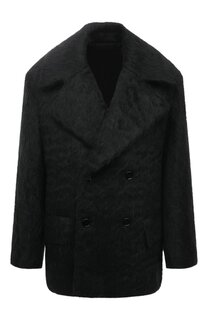 Пальто из шерсти и хлопка Bottega Veneta