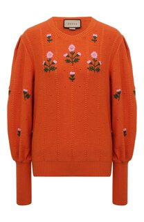 Пуловер из шерсти и хлопка Gucci