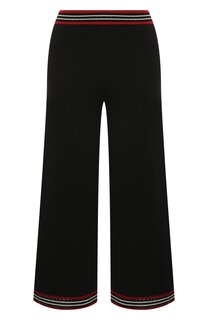 Брюки из шелка и хлопка Gucci
