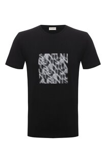 Хлопковая футболка Saint Laurent
