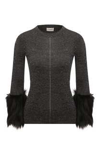 Пуловер из вискозы Saint Laurent