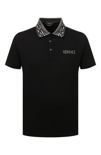 Хлопковое поло Versace