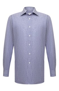 Сорочка из хлопка и льна Brioni