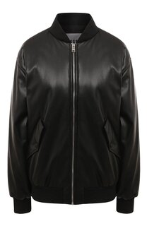 Бомбер из экокожи MSGM