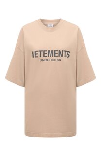 Хлопковая футболка VETEMENTS