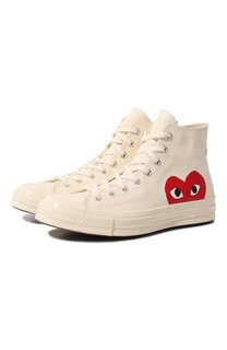 Текстильные кеды Comme des Garcons Play x Converse Comme des Garcons Play