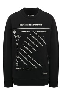 Хлопковый свитшот MM6