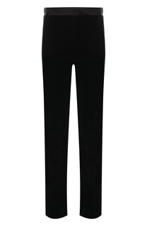 Брюки из вискозы прямого кроя Giorgio Armani