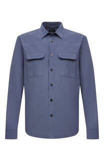 Хлопковая рубашка Ermenegildo Zegna