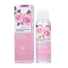 Спрей для лица FARRES Спрей для макияжа фиксирующий "Rose" с гиалуроновой кислотой 160.0