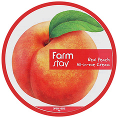 Крем для тела FARMSTAY Крем для лица и тела с экстрактом персика многофункциональный Real Peach All-In-One Cream