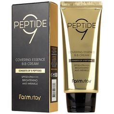 FARMSTAY BB крем для лица омолаживающий с комплексом из 9 пептидов Peptide9 Covering Essence B.B Cream