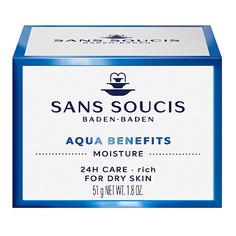 Крем для лица SANS SOUCIS BADEN·BADEN Крем для 24 -часового ухода "Aqua Benefits" для сухой кожи 50