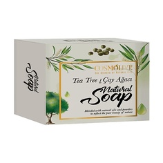 Мыло твердое COSMOLIVE Мыло натуральное с чайным деревом tea tree natural soap 125.0