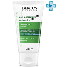 Шампуни VICHY DERCOS Интенсивный шампунь-уход против перхоти для нормальных и жирных волос