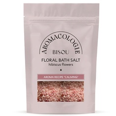 Соль для ванны BISOU Цветочная соль для ванны Успокаивающая с цветками гибискуса 330