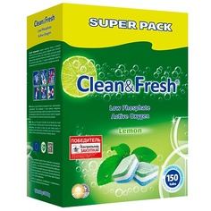 CLEANANDFRESH Таблетки для посудомоечной машины 150