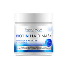 Кондиционеры для волос KERAPROOF Маска для роста волос с биотином, микрокератином и прокапилом 300