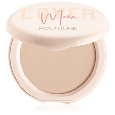 FOCALLURE Пудра для лица Covermax Two way cake Pressed Powder