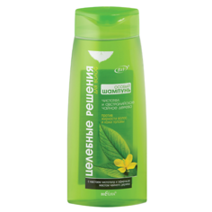 Шампунь для волос БЕЛИТА Шампунь против жирности волос и кожи головы Чистотел и австралийское чайное дерево 480