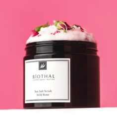 Скраб для тела BIOTHAL Скраб соляной для тела Дикая роза Sea Salt Scrub Wild Rose 380